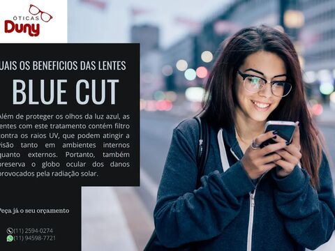 Benefícios das lentes Blue Cut